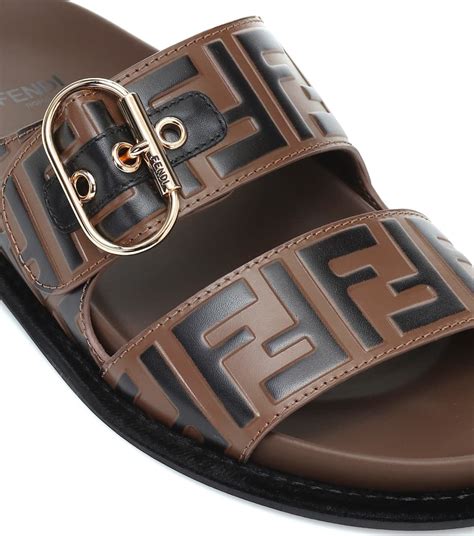 fendi green sandals|fendi birkenstock style sandals.